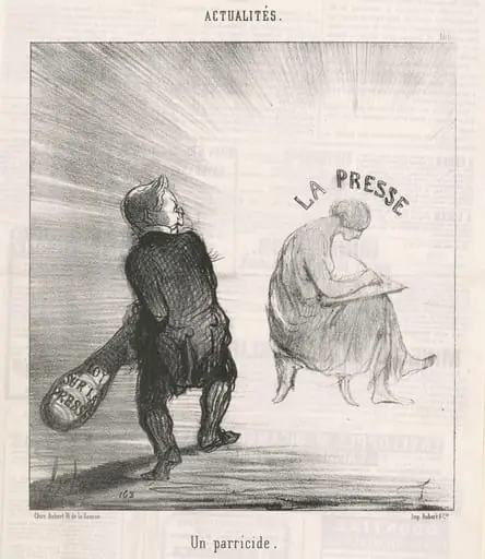 Un parricide, by Honoré Daumier
