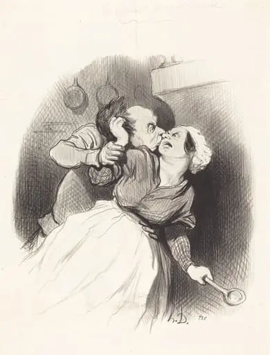 Un Retour de jeunesse, by Honoré Daumier