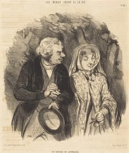 Un Retour de jeunesse, by Honoré Daumier