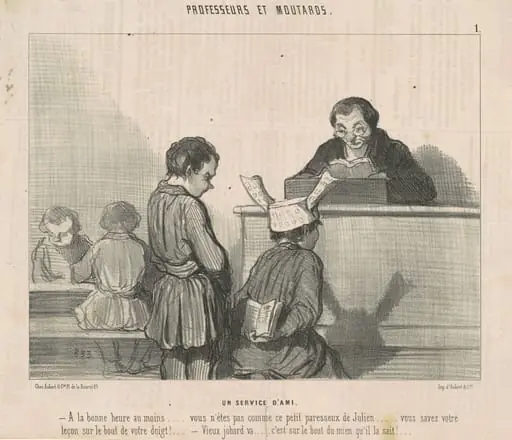 Un service d'ami, by Honoré Daumier