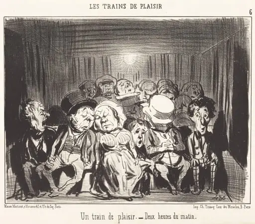 Un Train de plaisir, by Honoré Daumier