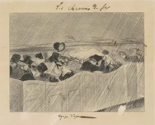 Un Voyage d'Agrément de Paris a Orléons, by Honoré Daumier, 1843
