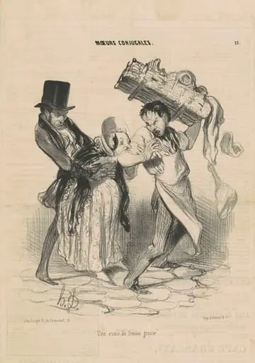 Une envie de femme grosse, by Honoré Daumier