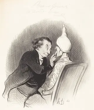 Une Heureuse trouvaille, by Honoré Daumier, 1844
