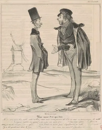 Une mine d'or qui dort, by Honoré Daumier