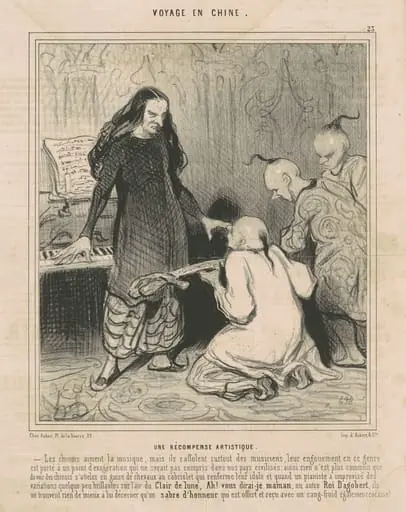 Une récompense artistique, by Honoré Daumier