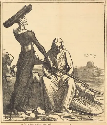 Va te faire achever pour moi, by Honoré Daumier