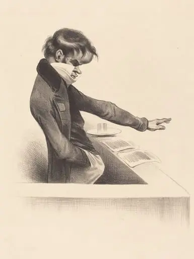 Viennet a la Tribune, by Honoré Daumier