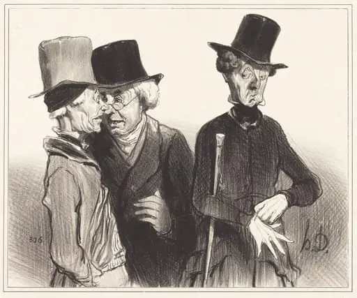 Voila! t'es devenu rentier, moi médecin, lui..., by Honoré Daumier