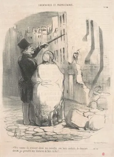 Vois comme ils avaient abimè ..., by Honoré Daumier