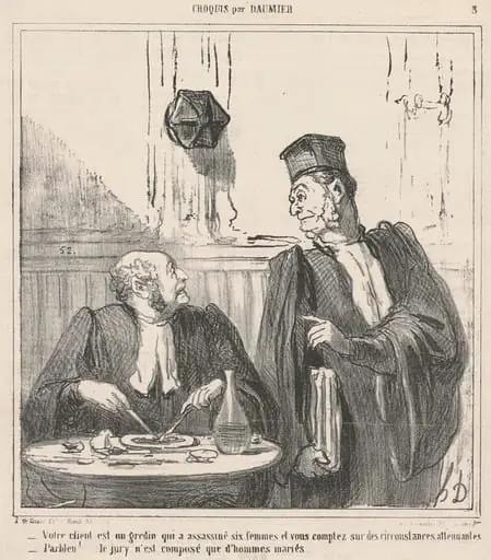 Votre client est un  gredin ..., by Honoré Daumier