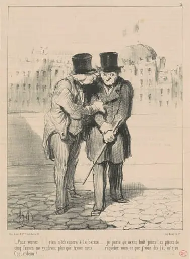 Vous verrez ... rien n'échappera a la baisse ..., by Honoré Daumier