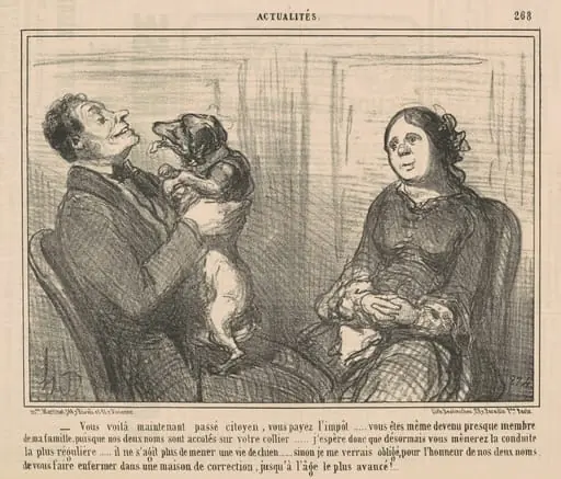 Vous voila maintenant passe citoyen, by Honoré Daumier