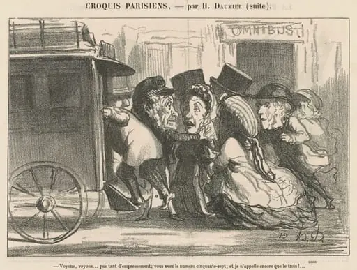 Voyons, voyons ... pas tant d'empressement ..., by Honoré Daumier