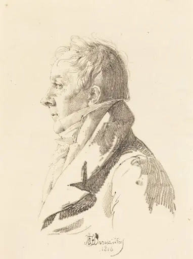 Portrait of a Man, by Honore-Jean Dubois Duperray
