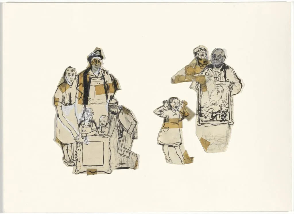 Untitled, by Honoré Sharrer, gouache, 1943