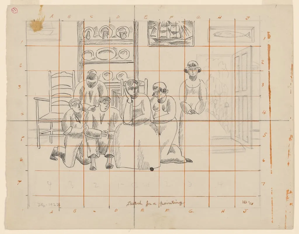 Untitled, by Horace Brodzky, graphite, 1928