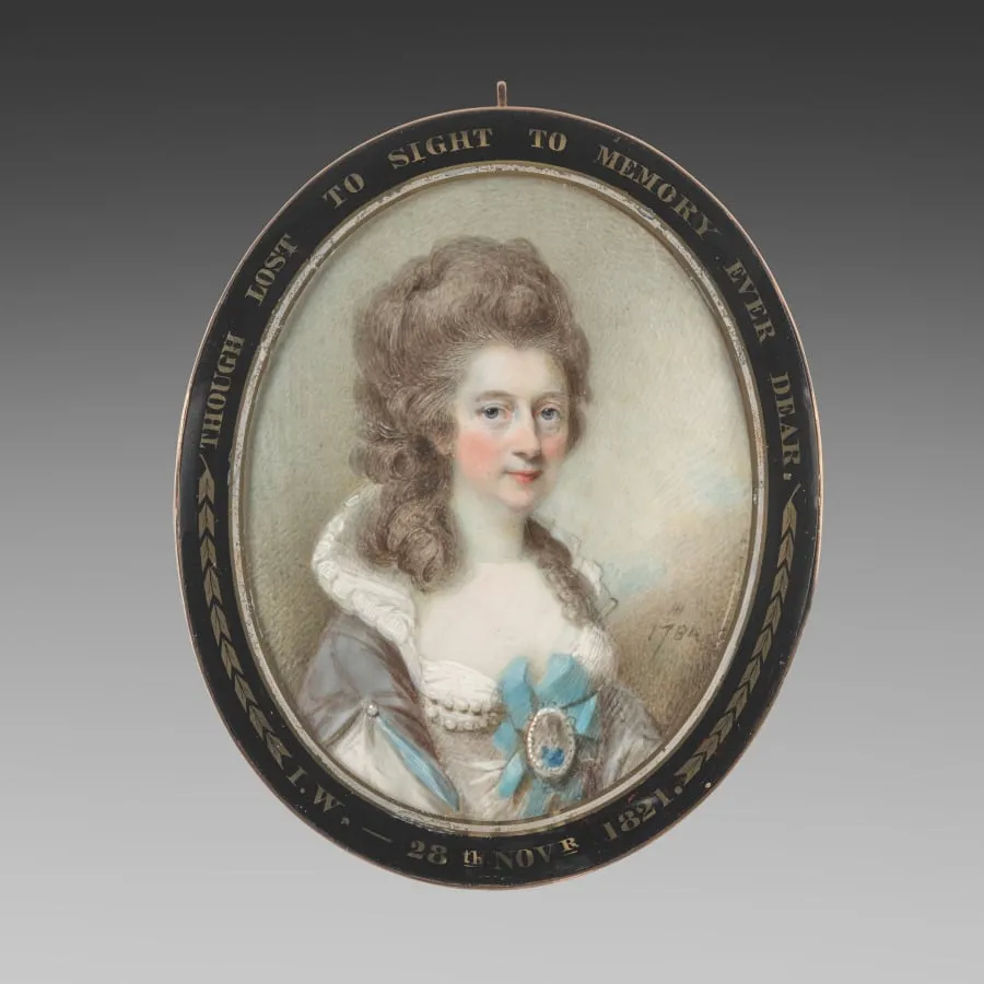 Portrait of Lady Grace Anna Newenham, by Horace Hone, unspecified, 1784