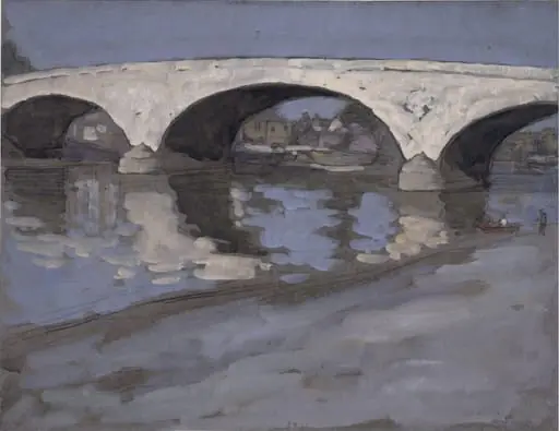 Kew Bridge, by Horace Mann Livens