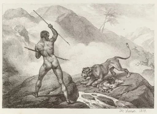 African Hunter (Chasseur Africain), by Horace Vernet, 1818