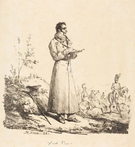 Carle Vernet, Full-Length, by Horace Vernet