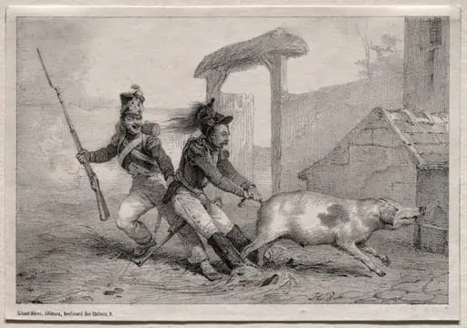 Hold Fast!, or the Marauders, by Horace Vernet