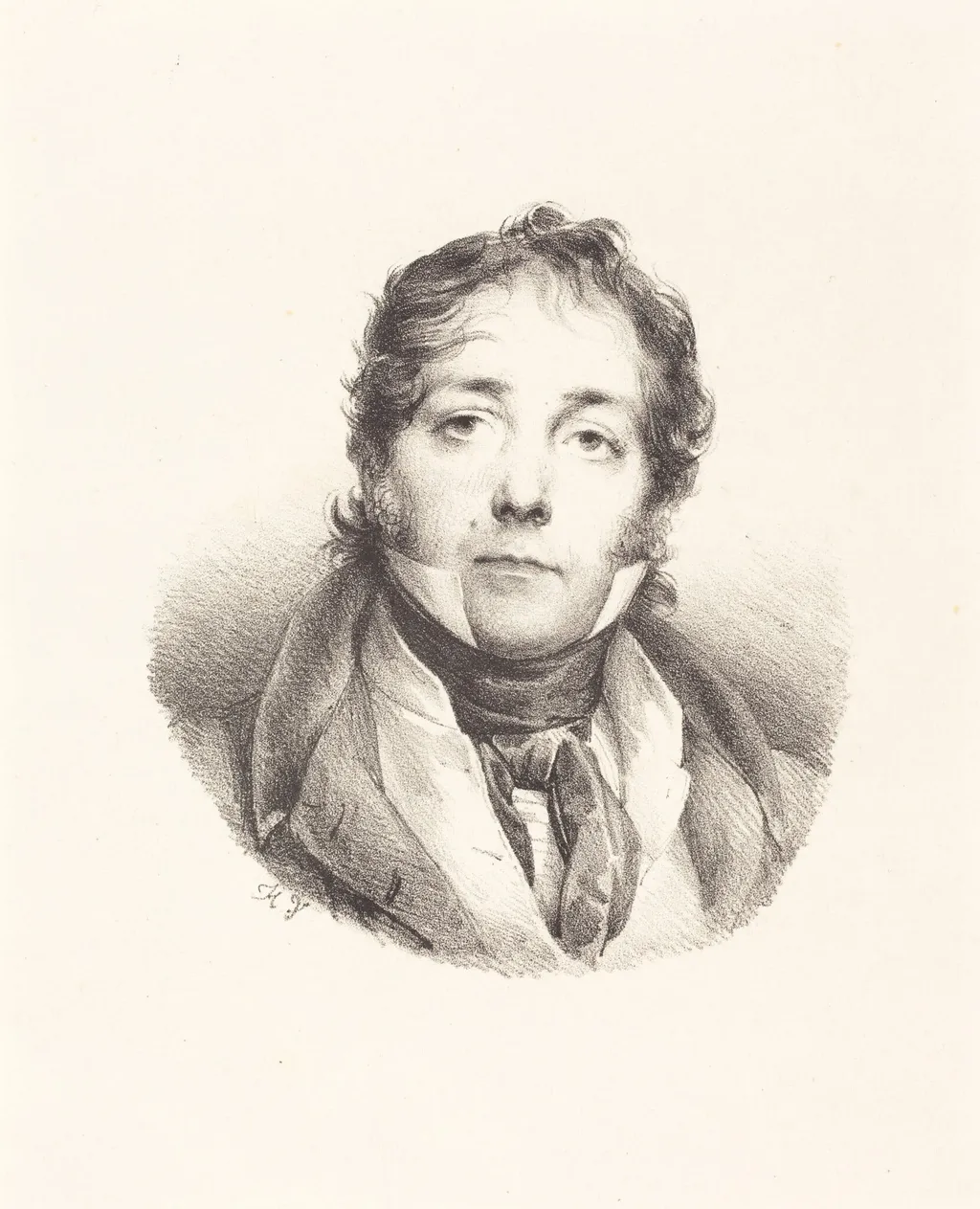 Le General Comte Sebastiani, by Horace Vernet, ink, 1826
