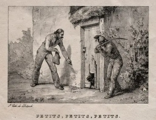 Marauders (Maraudeurs. Petits! Petits! Petits!), by Horace Vernet