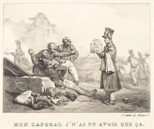 Mon Caporal, Je n'ai pu avons que ça, by Horace Vernet