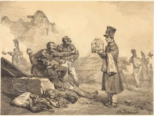 Mon Caporal, je n'ai pu avons que ça, by Horace Vernet