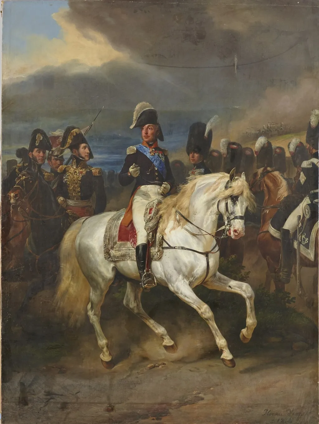 Portrait of the Duke of Angoulême, by Horace Vernet, oil, 1824