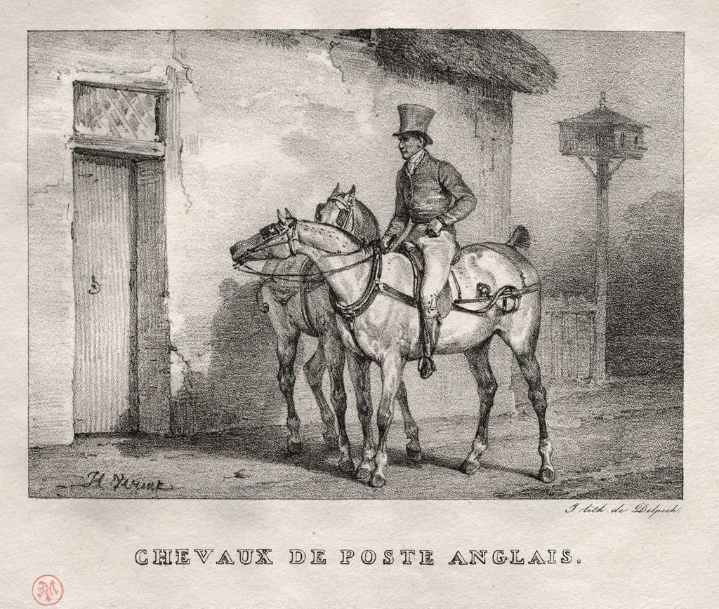 Postal Horses, by Horace Vernet, 1823
