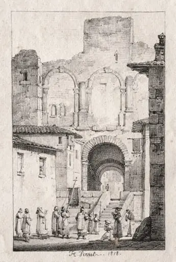 Procession at Arles, by Horace Vernet