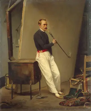 Self-Portrait, by Horace Vernet, 1835