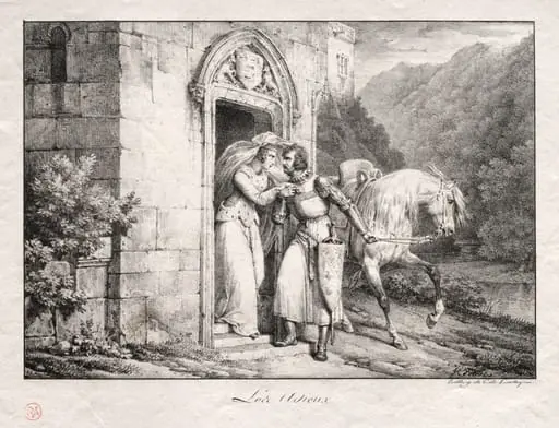 The Farewells, by Horace Vernet