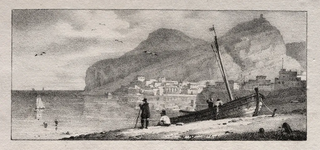 View of a Seaport, by Horace Vernet, 1804