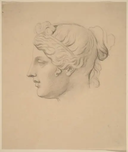 Classical Head in Profile, by Horatio Greenough