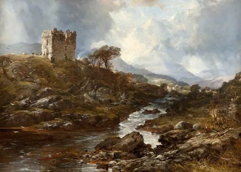 Kinlochaline Castle, Morvern, by Horatio McCulloch