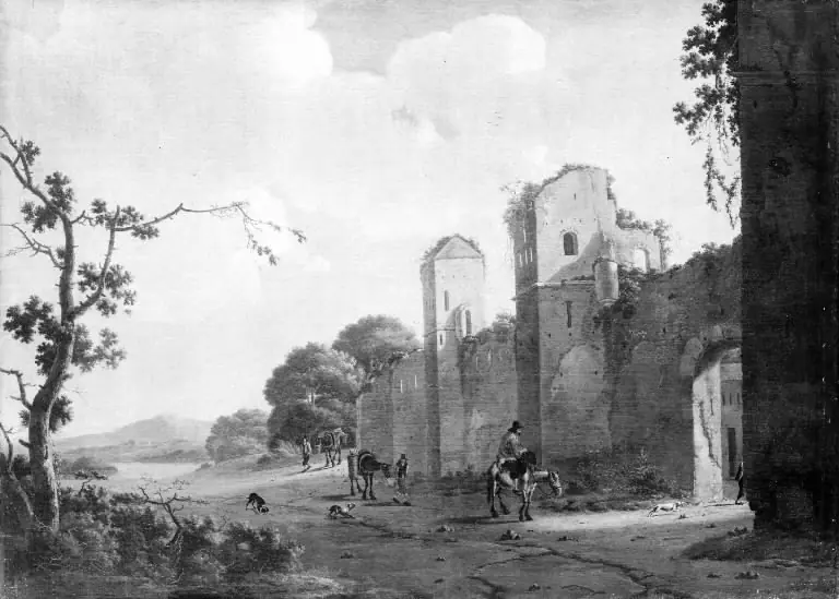 Landscape with Ruins, by Horatius de Hooch