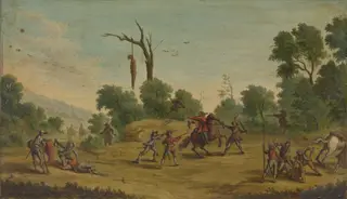 Horsemen Attacked by Robbers, by Jacques Callot