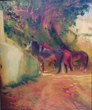 Horses, by Albert Besnard
