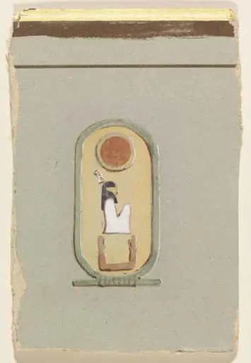 Royal Cartouche of Queen Makare Hatshepsut, by Howard Carter