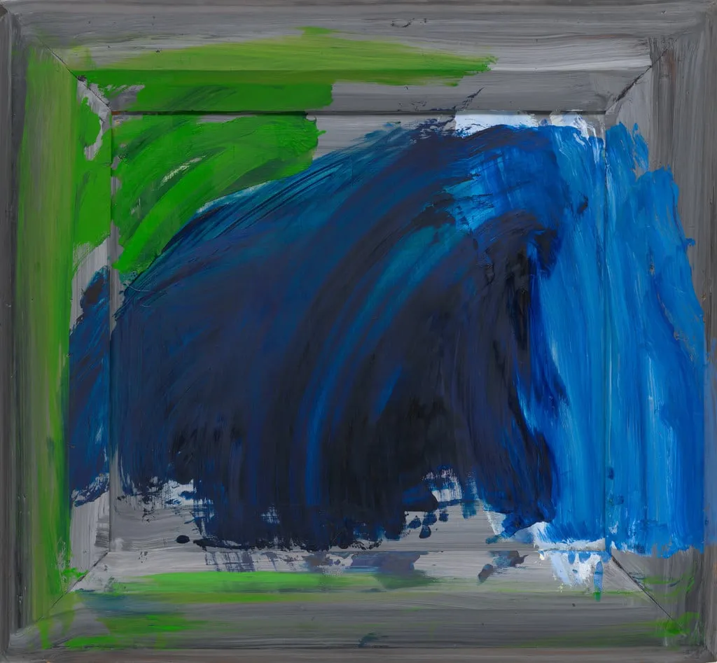 Untitled, by Howard Hodgkin, oil, 2001