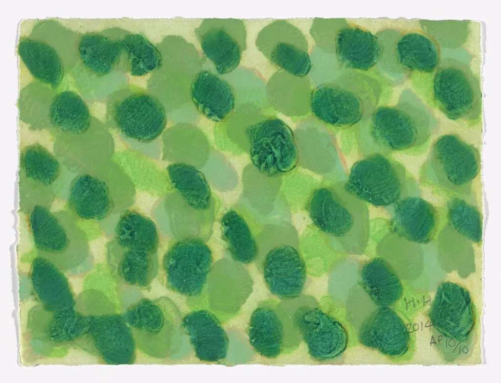 Untitled, by Howard Hodgkin, ink, 2015