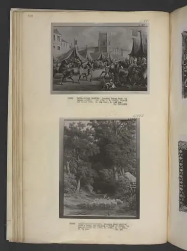 Country horse fair, by Howitt