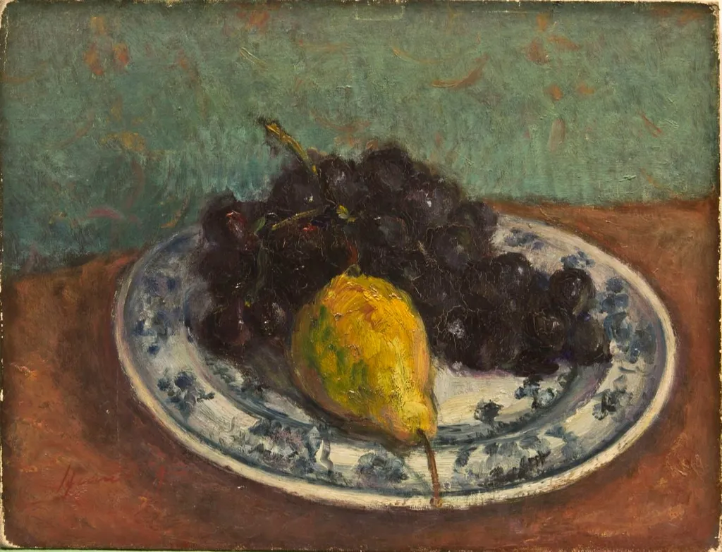 Farfurie cu fructe, by Hrandt Avakian, unspecified, 1950