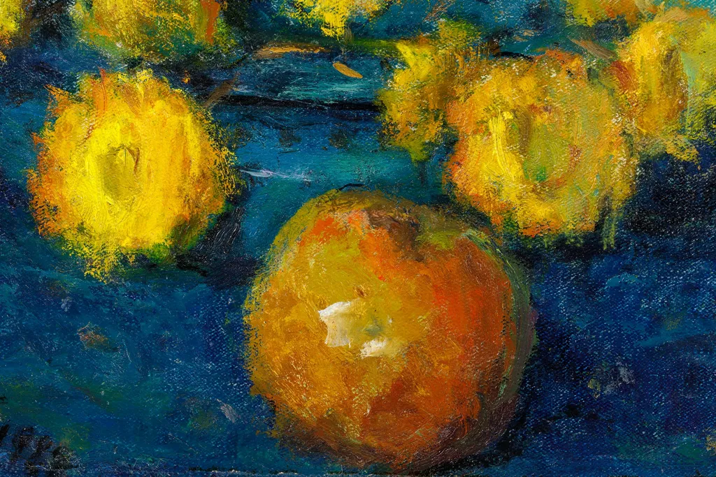 Imortele și măr, by Hrandt Avakian, unspecified, 1982
