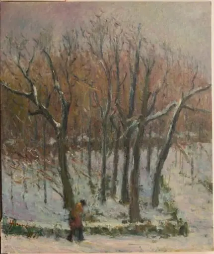 Peisaj de iarnă, by Hrandt Avakian