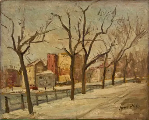 Peisaj de iarnă - Cheiul Dâmboviței, by Hrandt Avakian