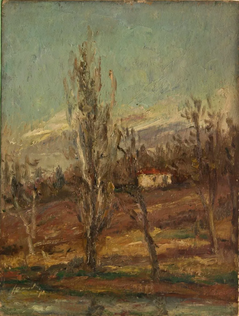 Peisaj la Băneasa, by Hrandt Avakian, 1950